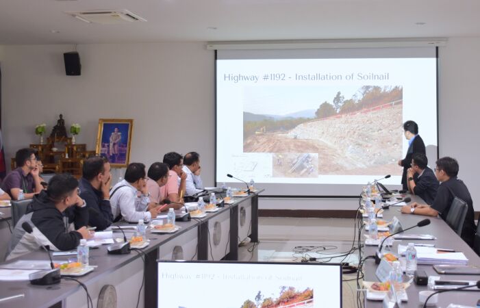 คณะผู้แทนจาก AIT และเจ้าหน้าที่รัฐจากสหพันธ์สาธารณรัฐประชาธิปไตยเนปาล ในโอกาสเข้าศึกษาดูงานด้านการบริหารจัดการความปลอดภัย และ
