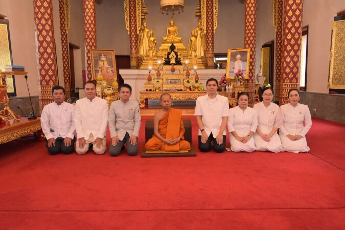 กรมทางหลวงร่วมพิธีบรรพชาโครงการบรรพชาอุปสมบทในพระสังฆราชูปถัมป์ ถวายพระกุศลแด่สมเด็จพระเจ้าลูกเธอ เจ้าฟ้าพัชรกิติยาภา นเรนทิร